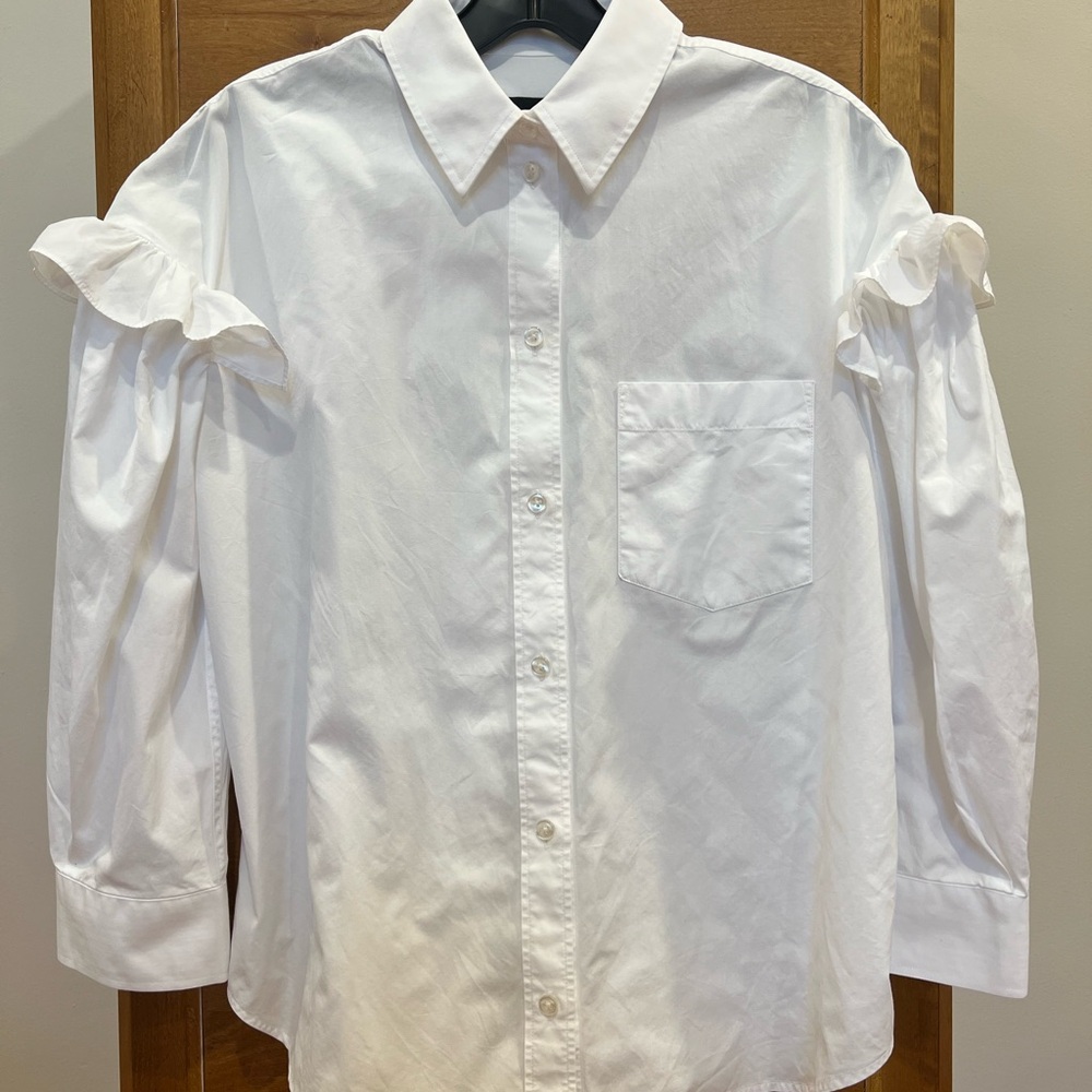 Simone Rocha White Button Down Shirt